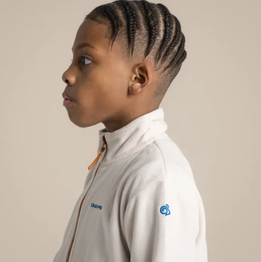 Valo Jacke für Kinder | Ecru / Titan Blue