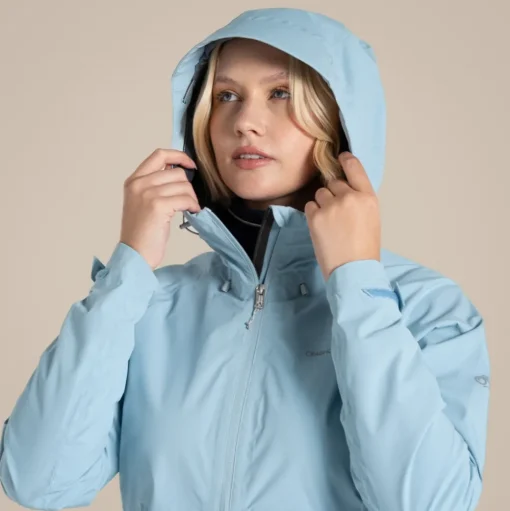 Wasserdichte Bronte 2,5L Stretch-Jacke für Damen | Sky Blue
