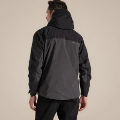 Wasserdichte Diggory Stretch-Jacke für Herren | Black / Black Pepper