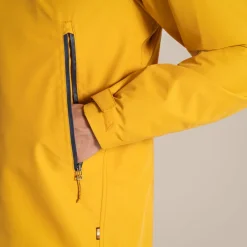 Wasserdichte Vanth-Jacke für Herren | Warbler Yellow / Blue Stone