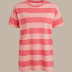 Yago Oberteil mit kurzem Ärmel für Damen | Coral Reef Stripe